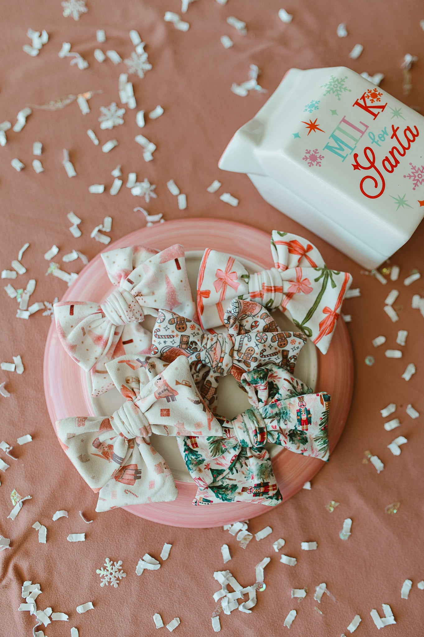 Pink Christmas Pinwheel