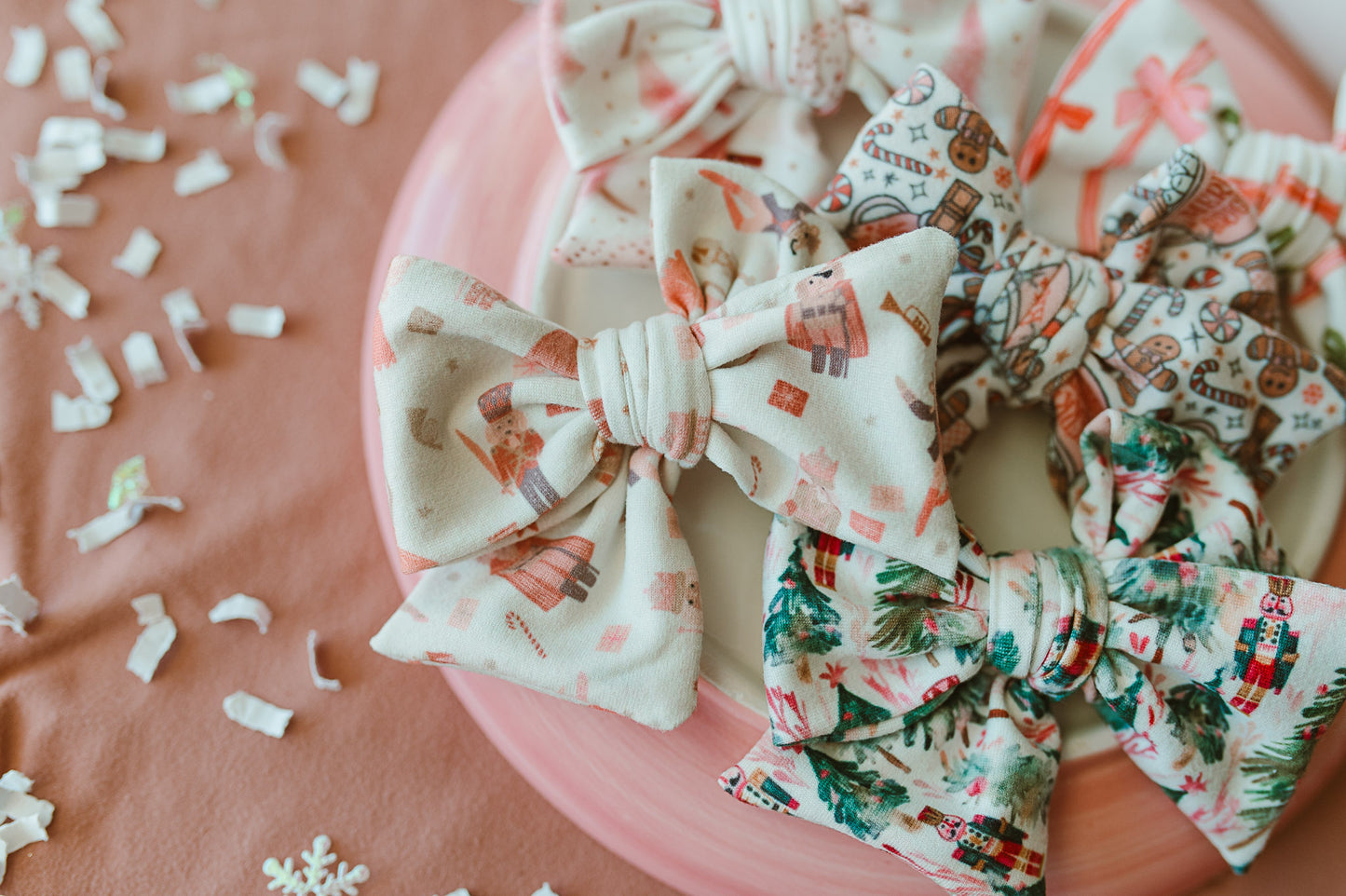 Pink Christmas Pinwheel