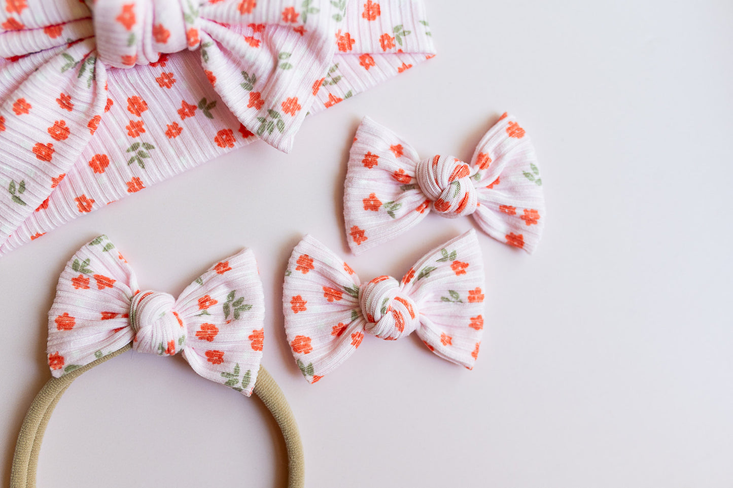 Ribbed Pink Floral