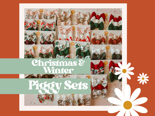 Christmas Piggy Sets (3)