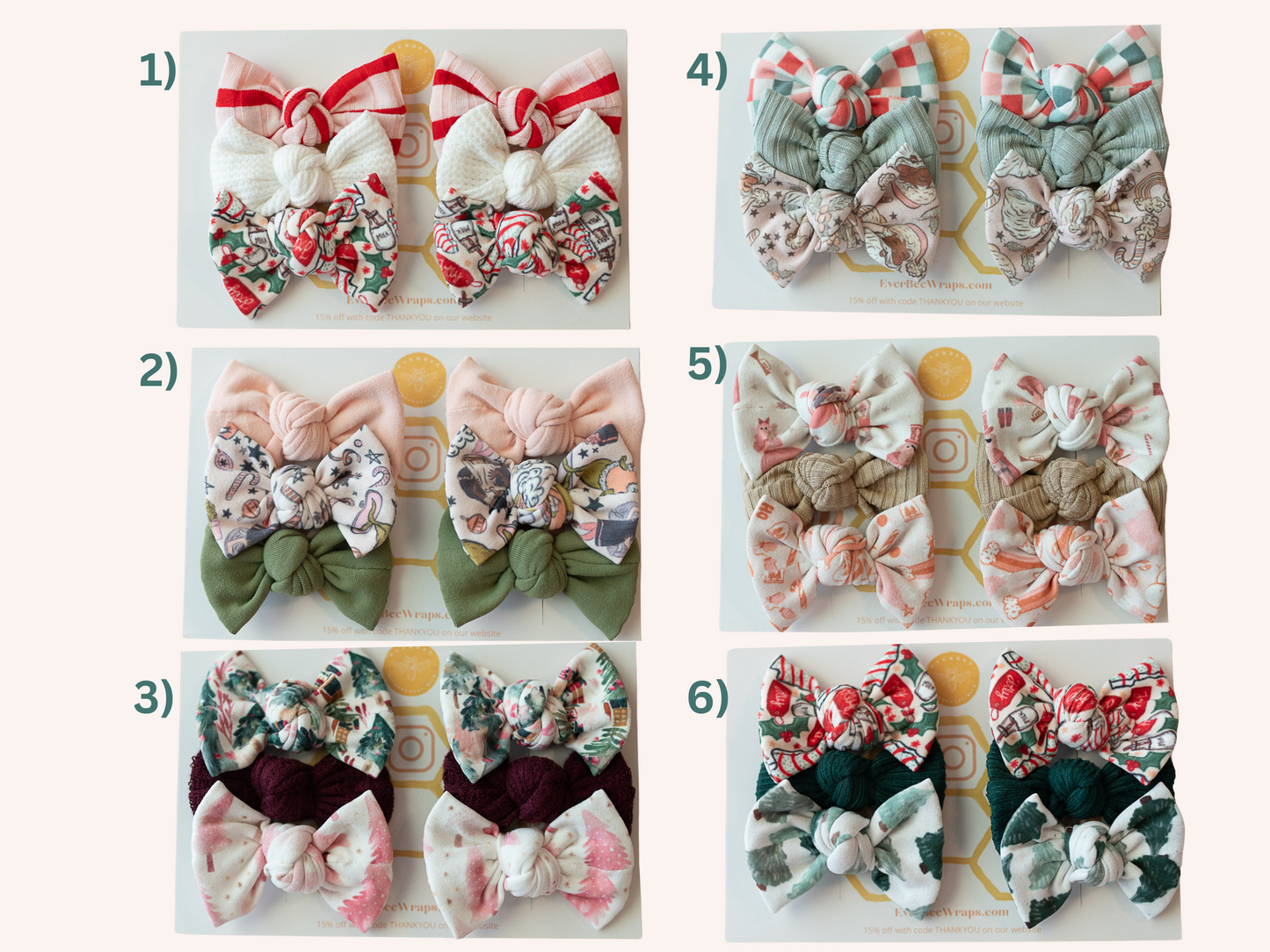 Christmas Piggy Sets (3)