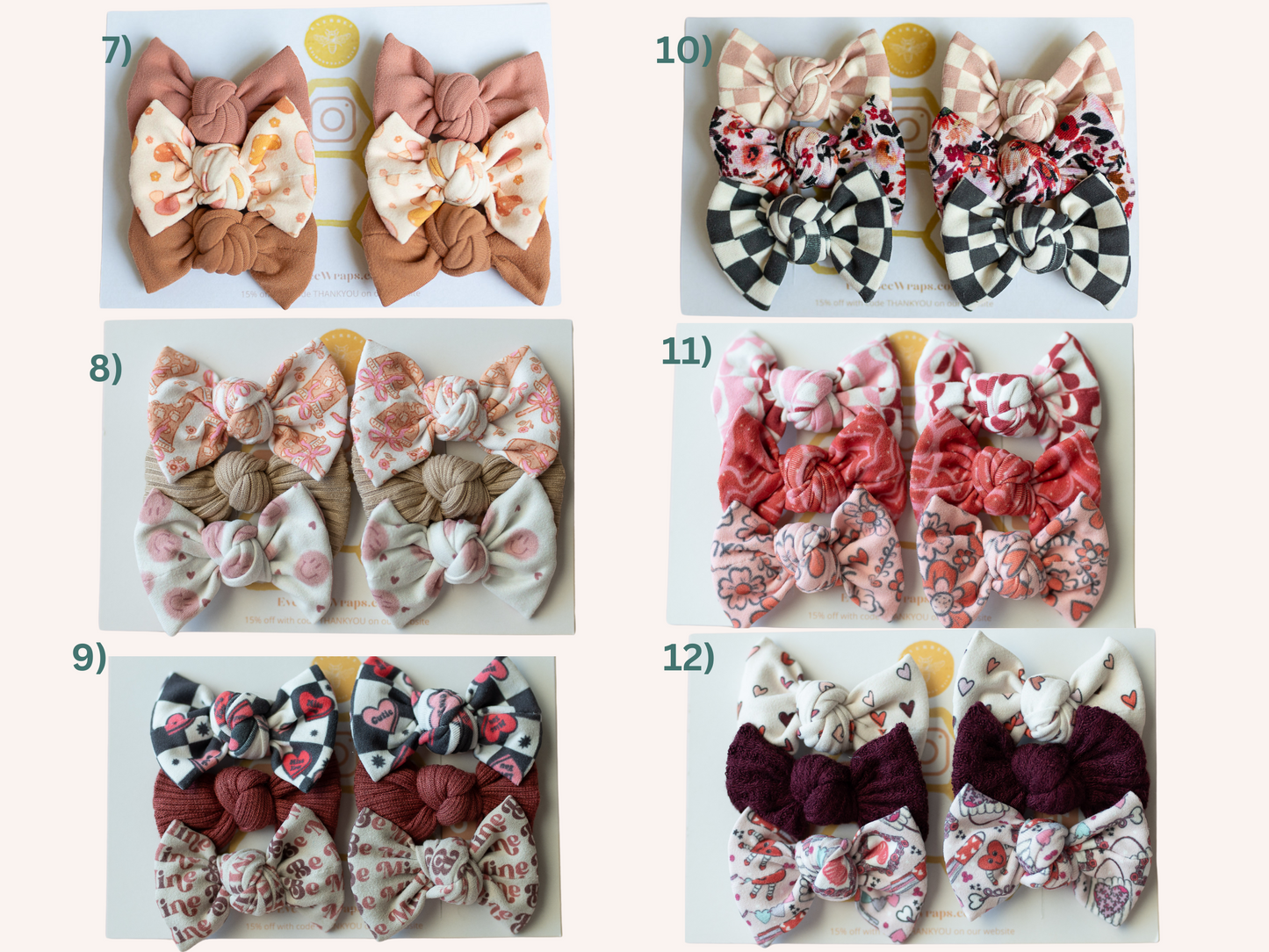 Valentine's Day and Spring Piggy Sets