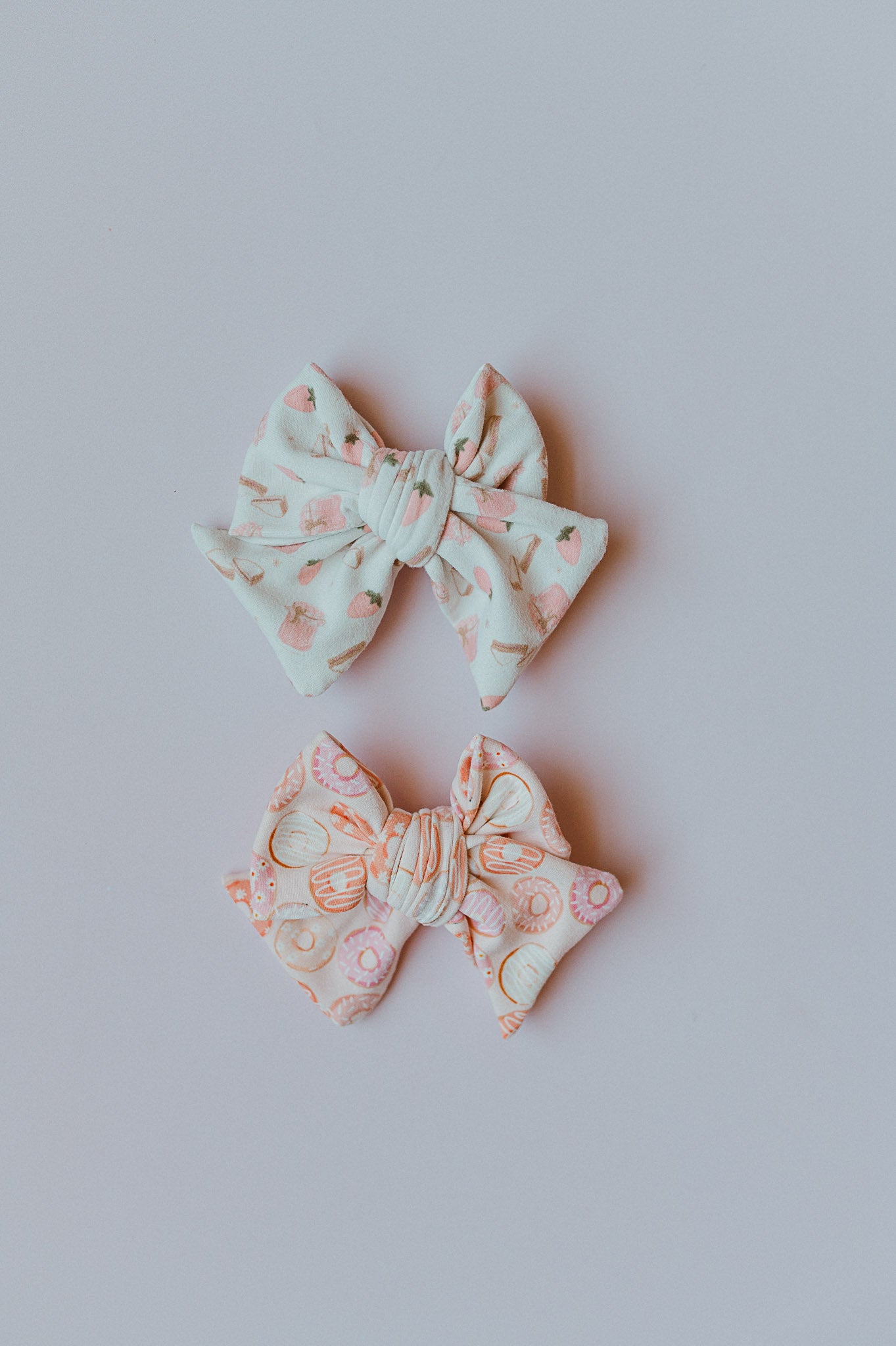 Strawberries & Donuts Pinwheel Bows