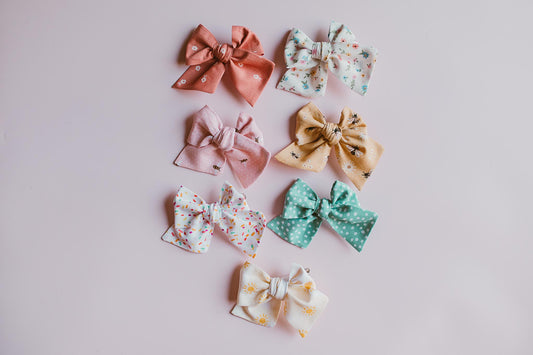 Summer Pinwheel Bows