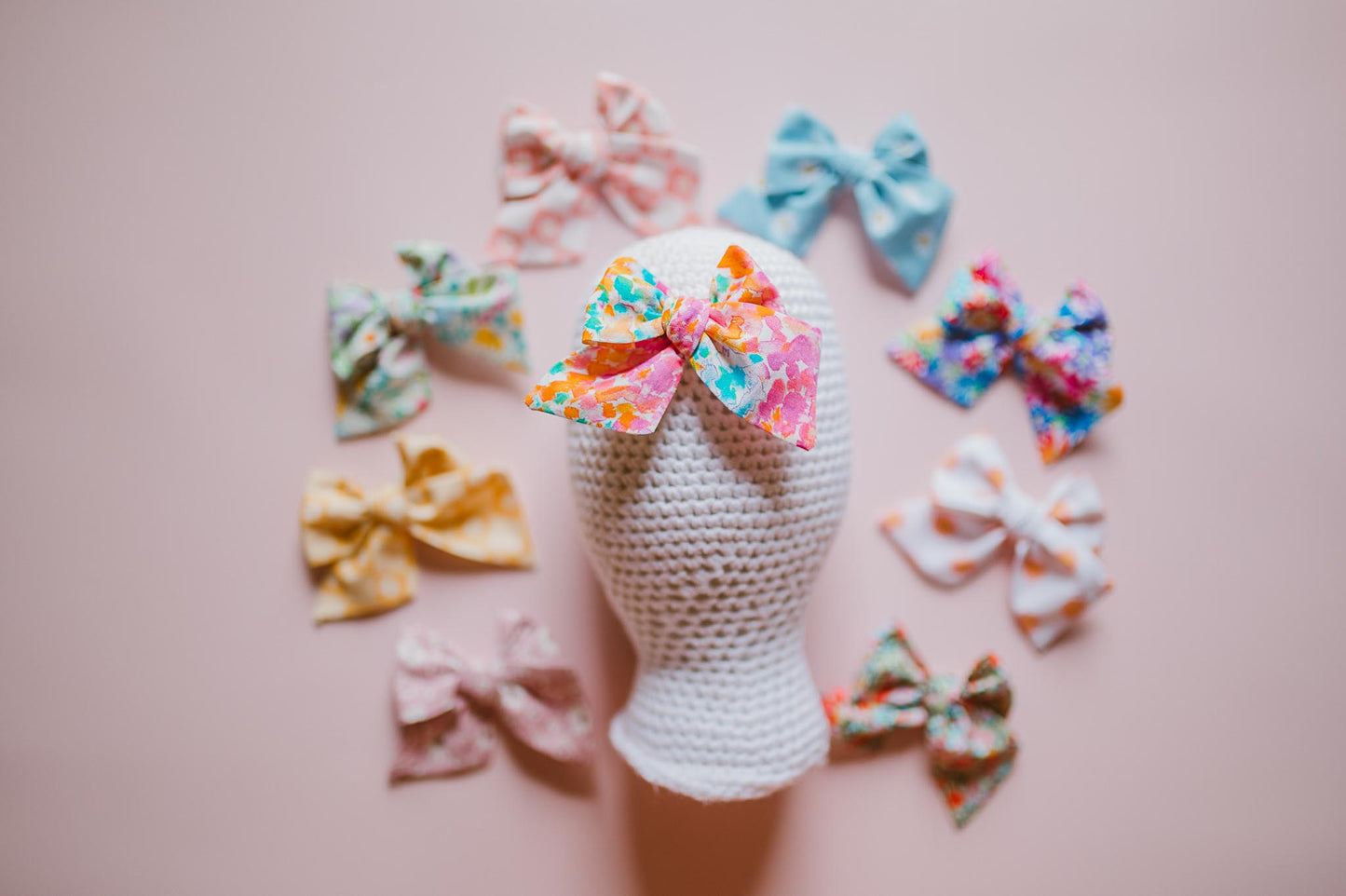 Summer Pinwheel Bows