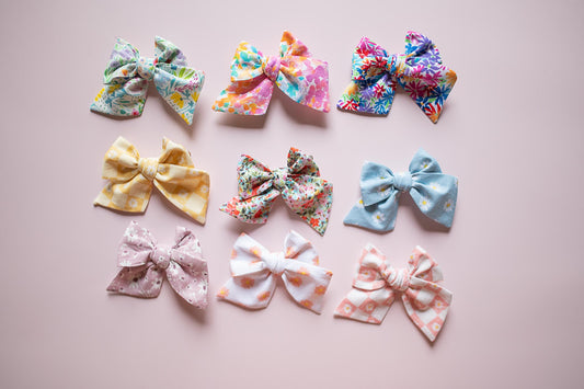 Summer Pinwheel Bows