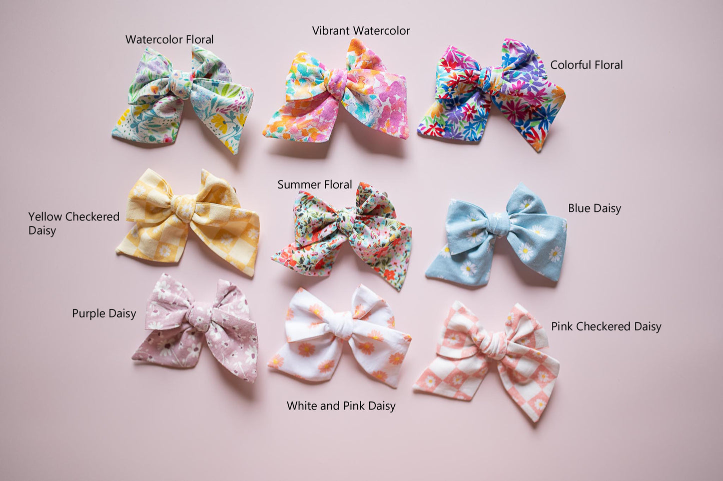 Summer Pinwheel Bows