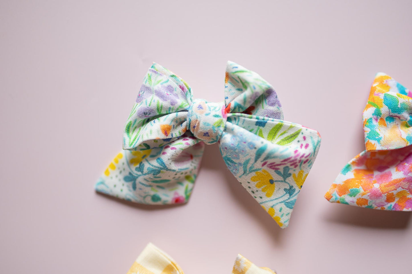 Summer Pinwheel Bows