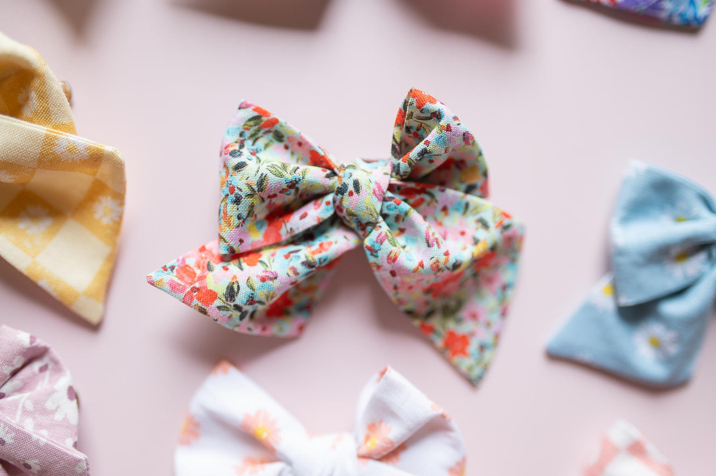 Summer Pinwheel Bows