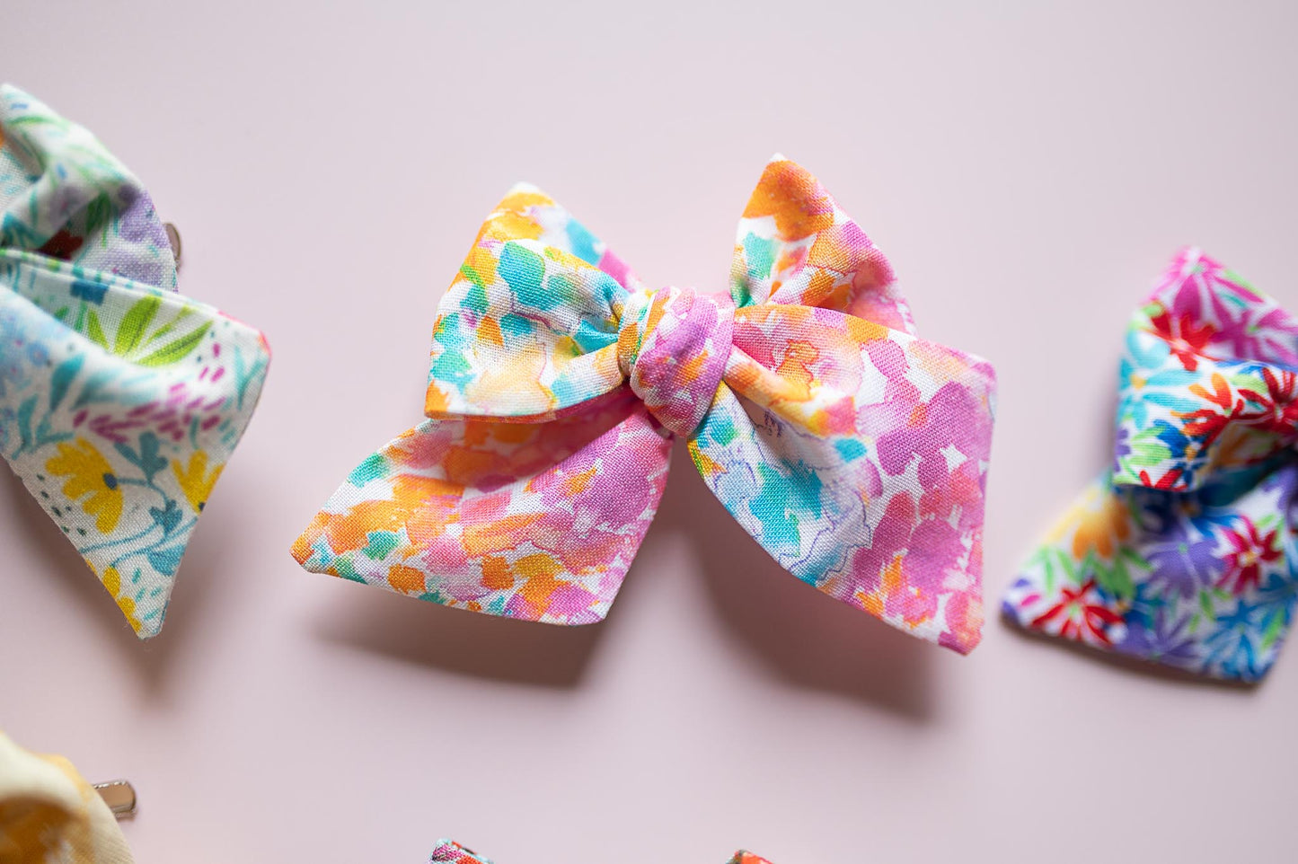 Summer Pinwheel Bows