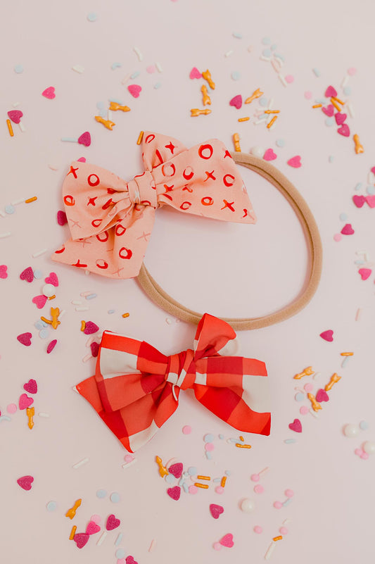 Valentine's Day Pinwheel Bows