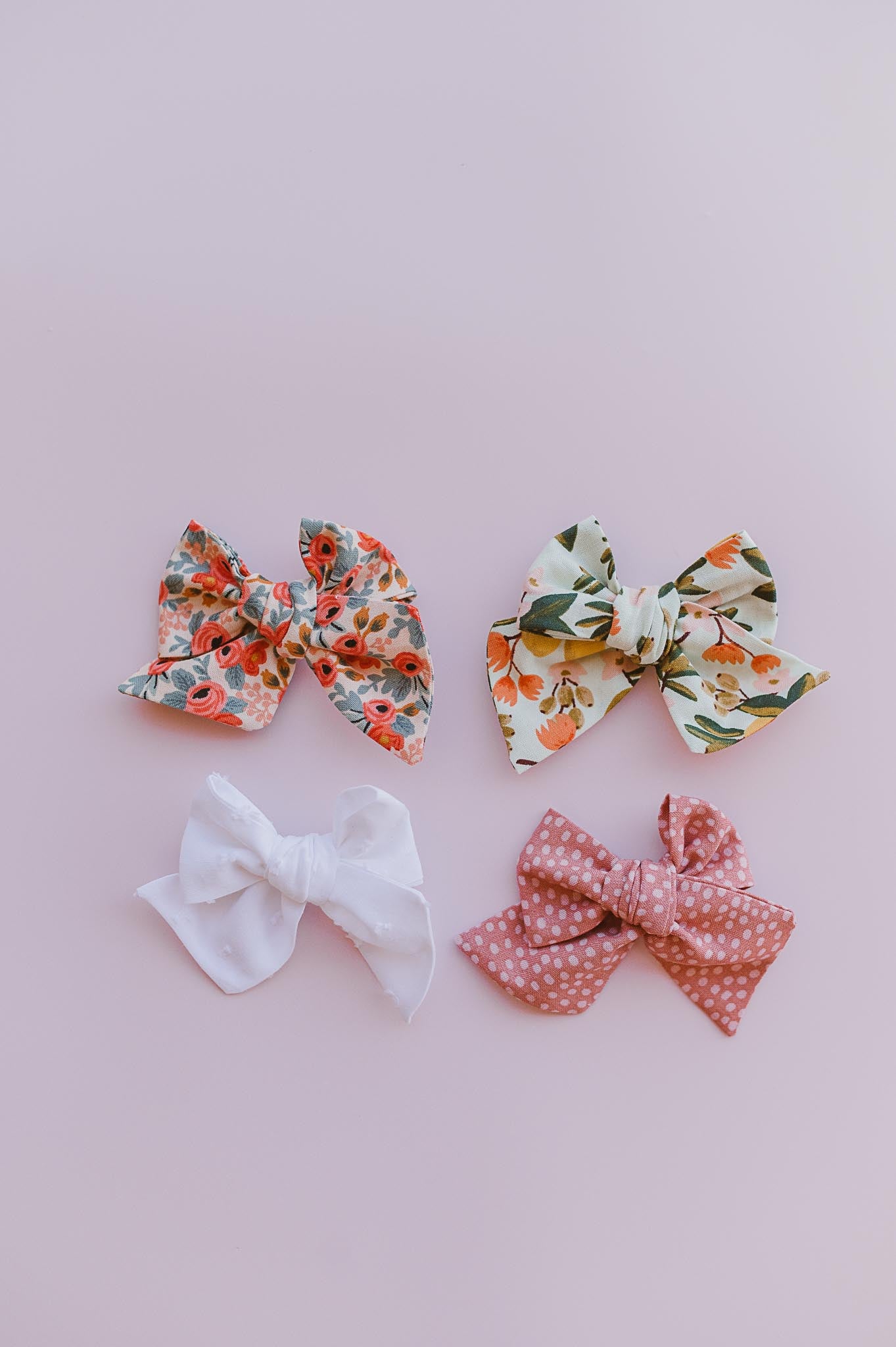 Spring Pinwheel Bows on Nylon or Clips