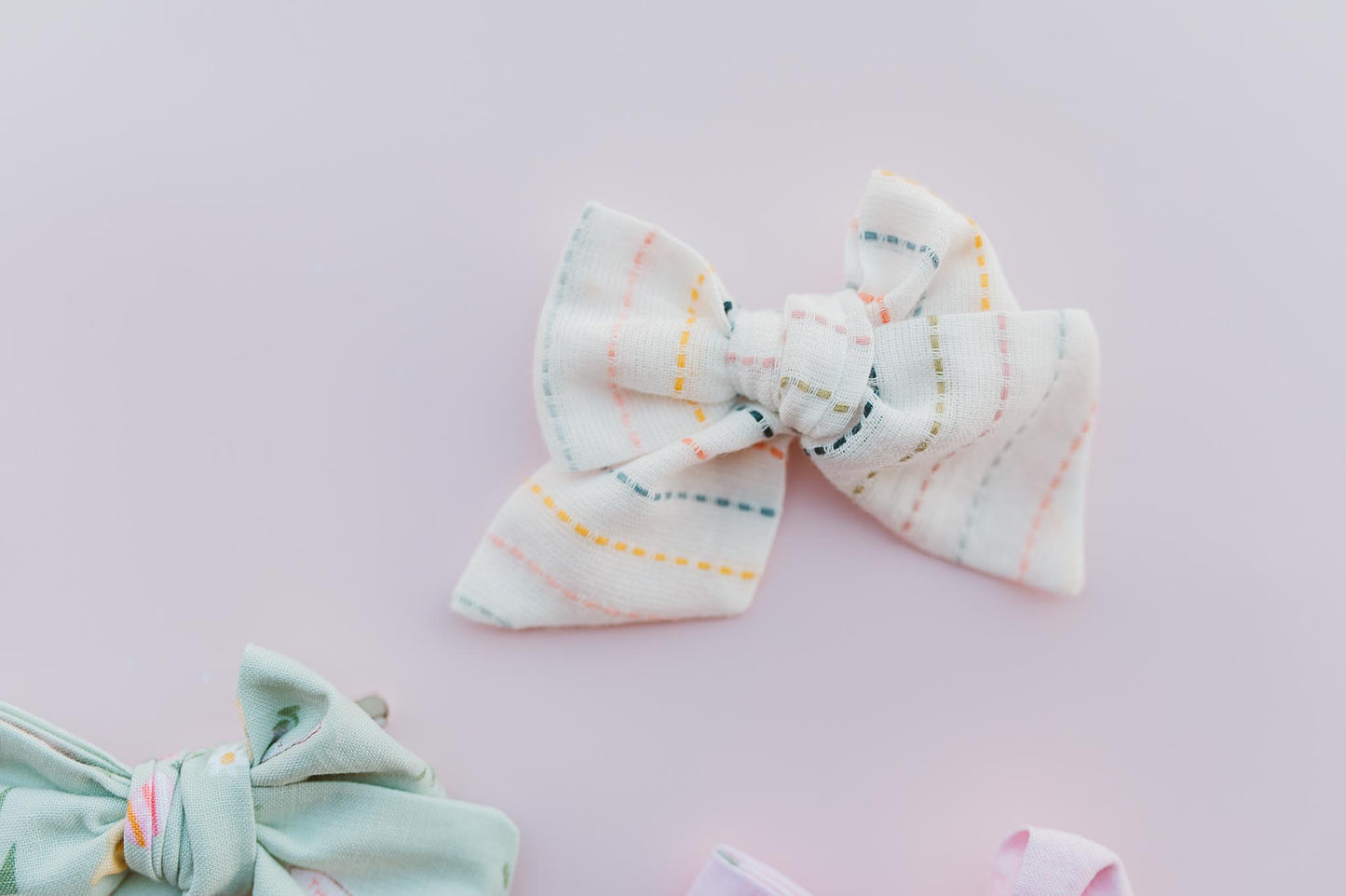 Easter Pinwheel Bows on Nylon or Clip