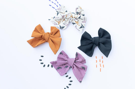 Halloween Pinwheel Bows