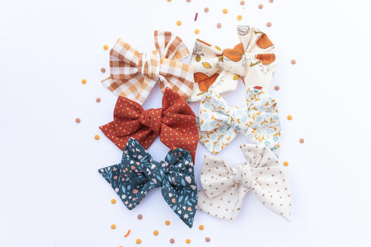 Fall  Pinwheel Bows