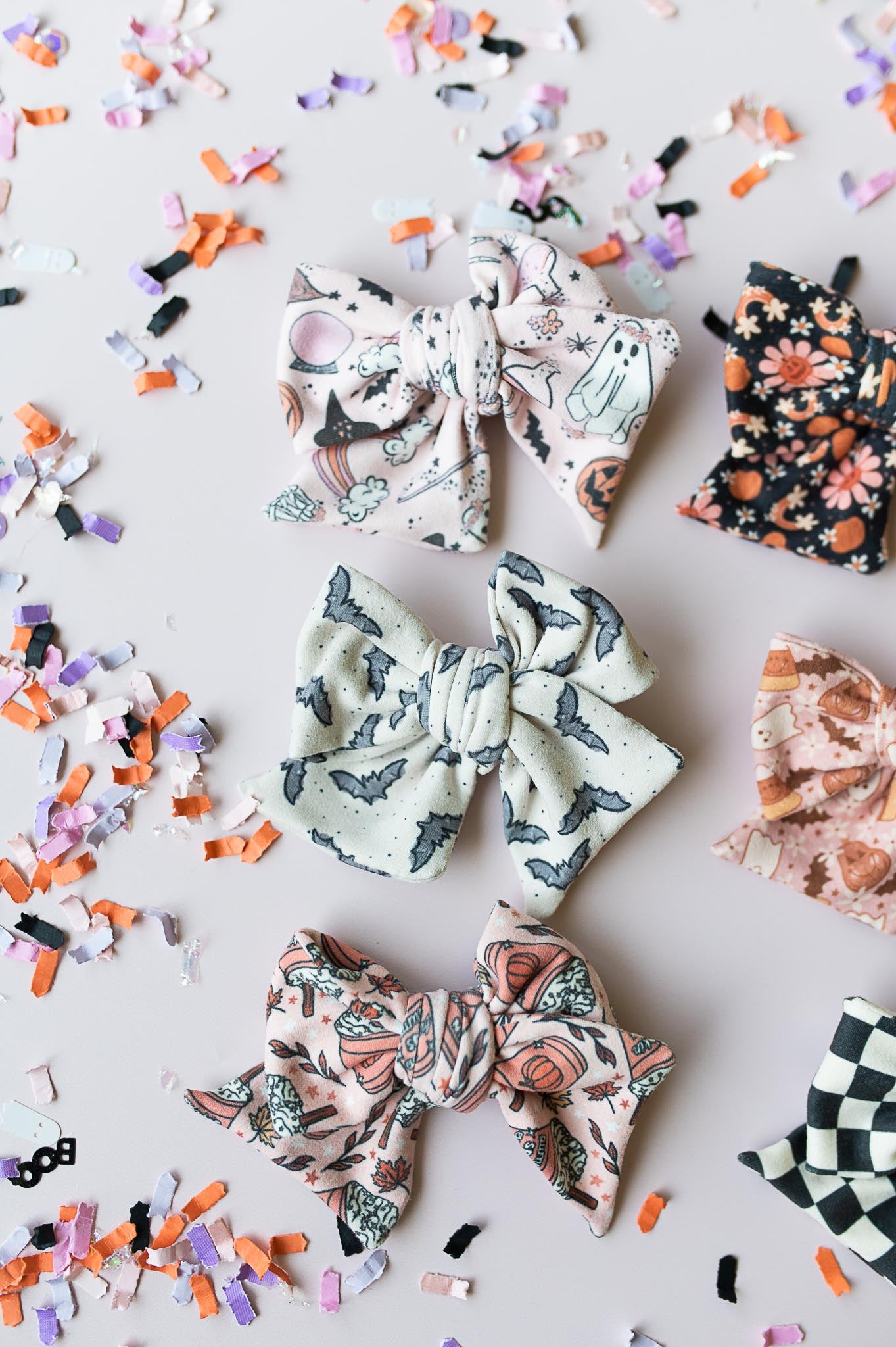 Halloween Pinwheel Bows