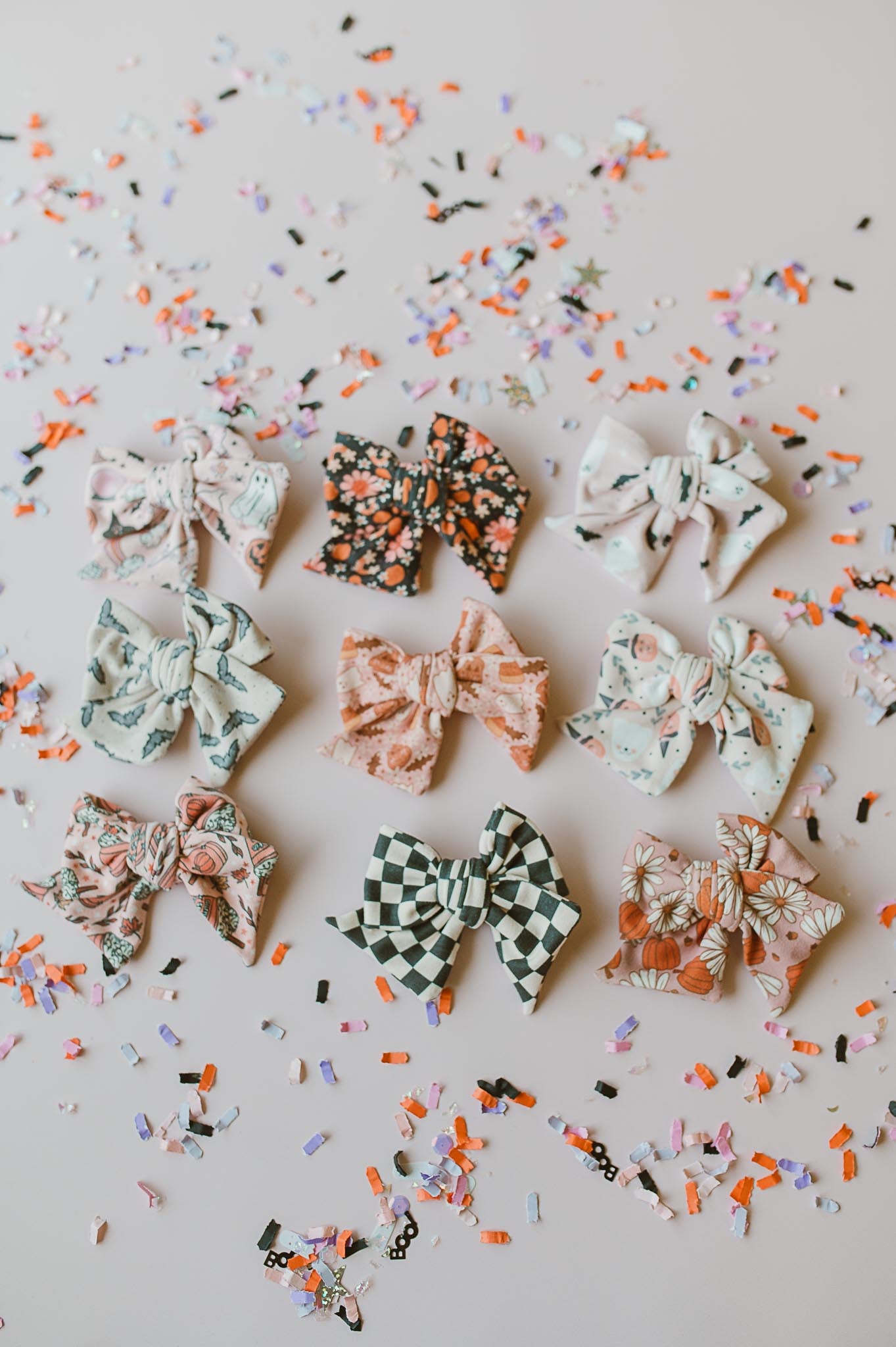 Halloween Pinwheel Bows