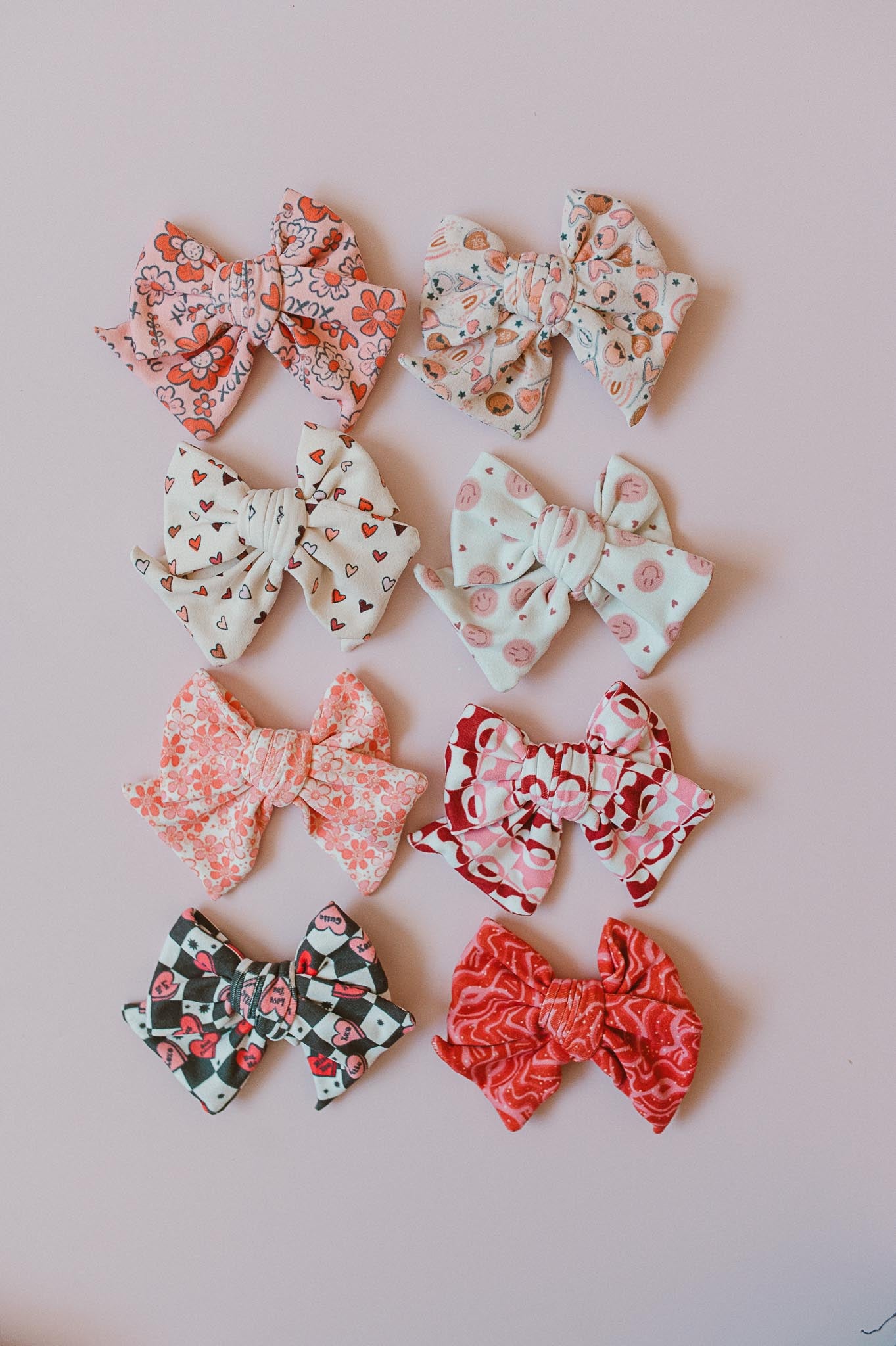 Valentine's Day Pinwheel Bows