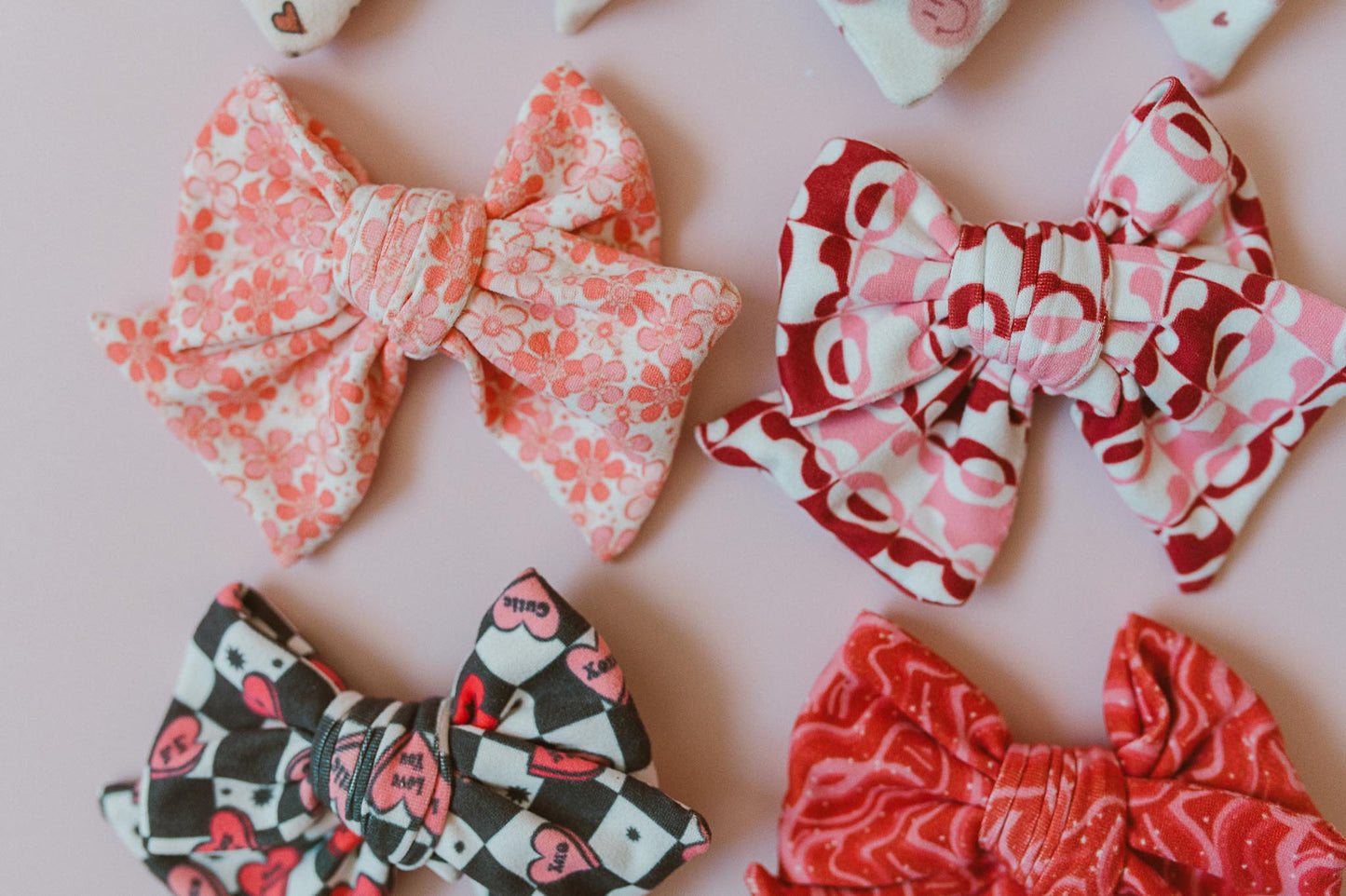 Valentine's Day Pinwheel Bows