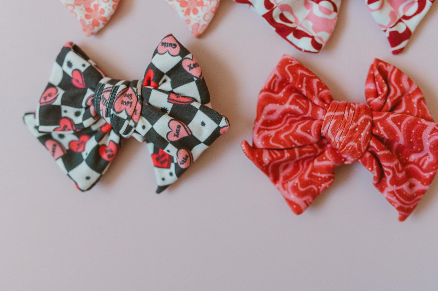 Valentine's Day Pinwheel Bows