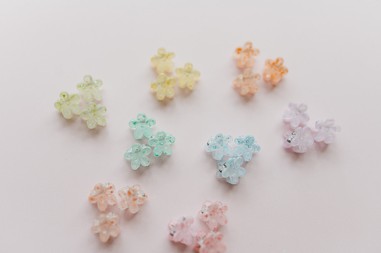 Extra Mini Flower Clips  (Set of 2)