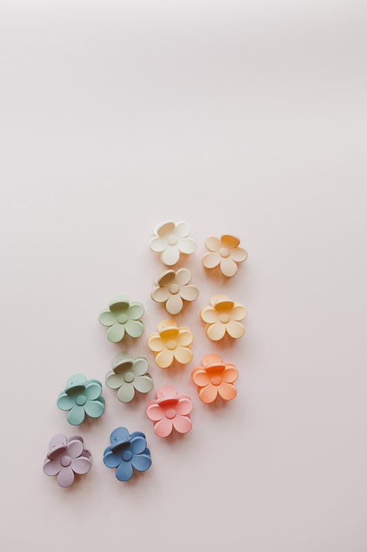 Medium Flower Clips  (Set of 2)