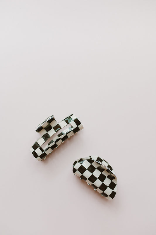 Checkered Claw Clip