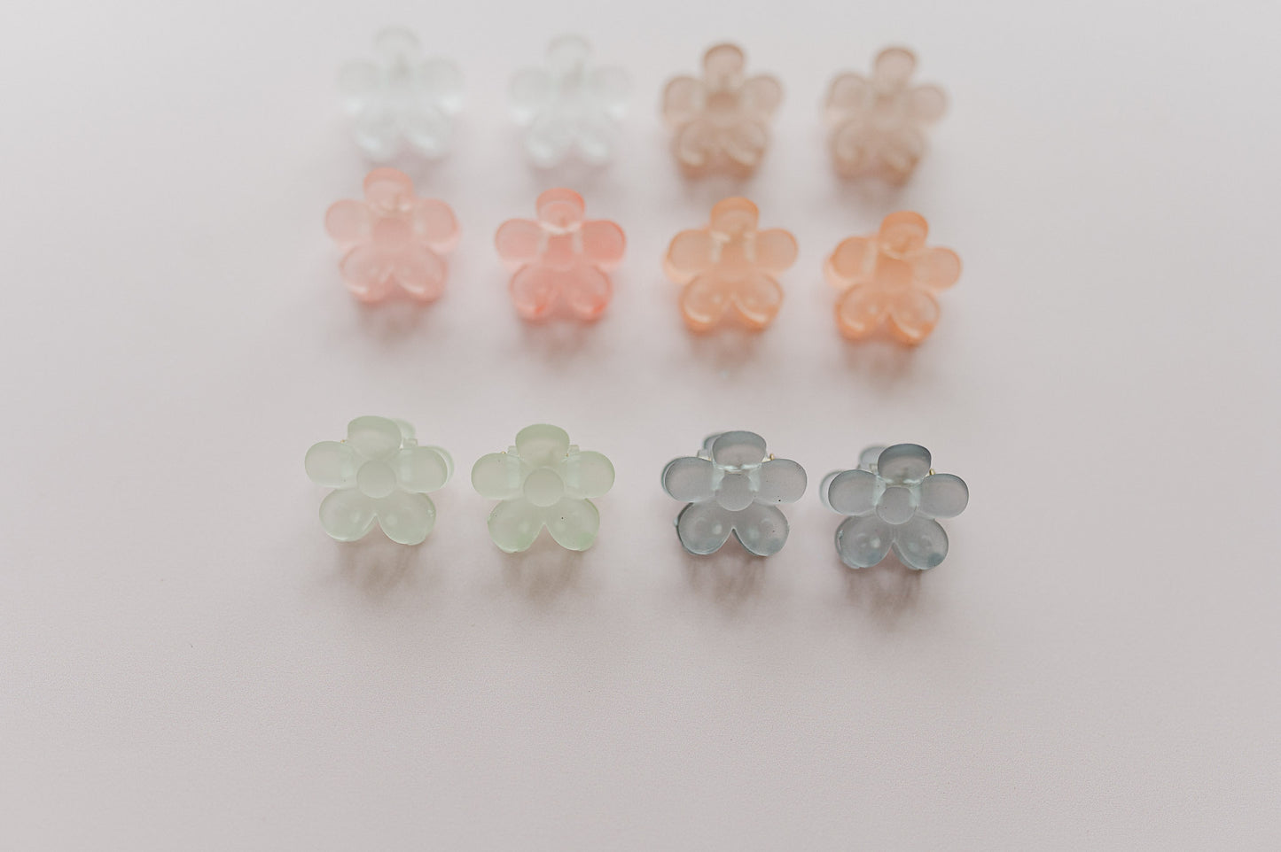 Mini Flower Clips  (Set of 2)