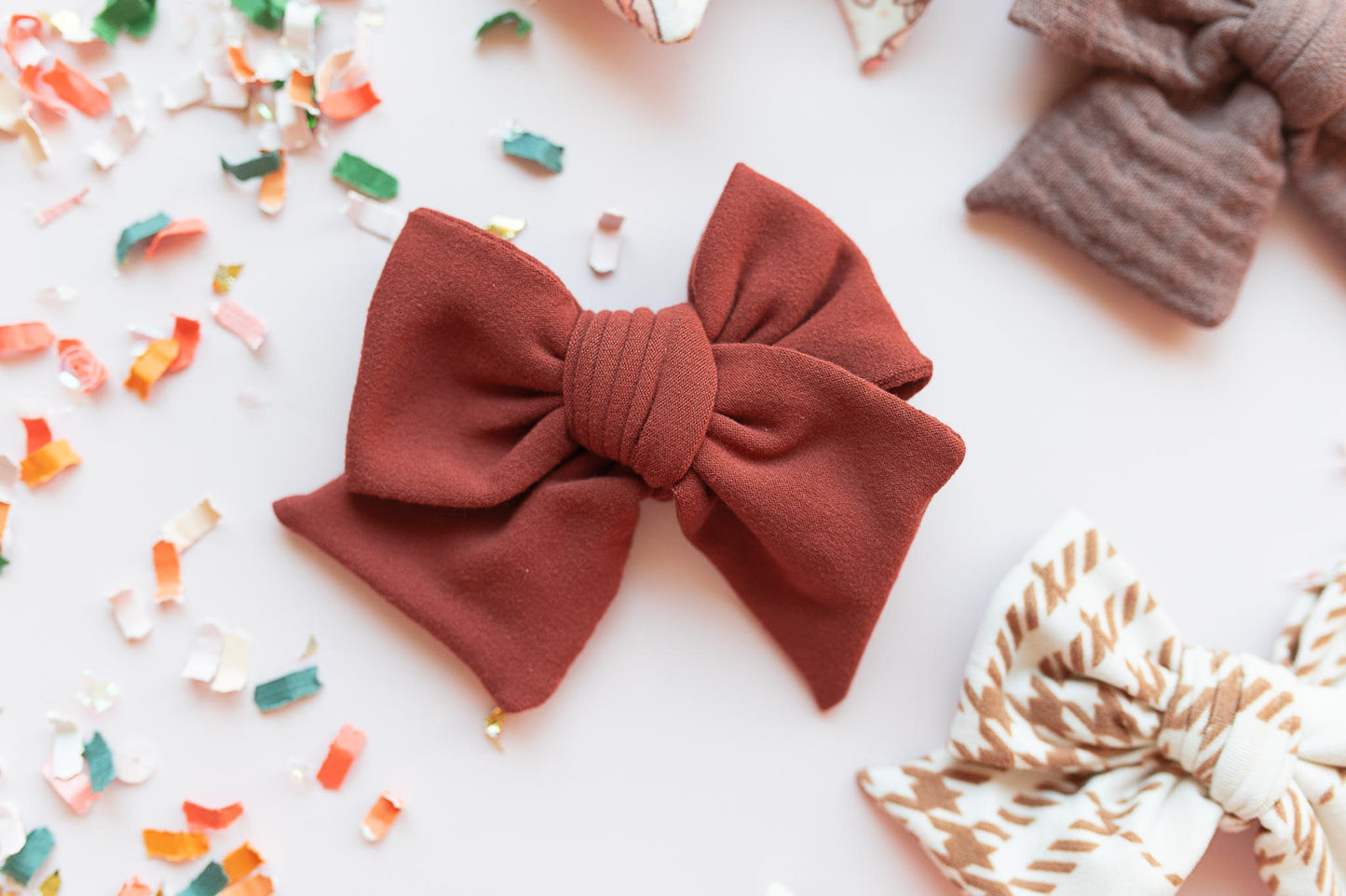 Thanksgiving Pinwheel Bows